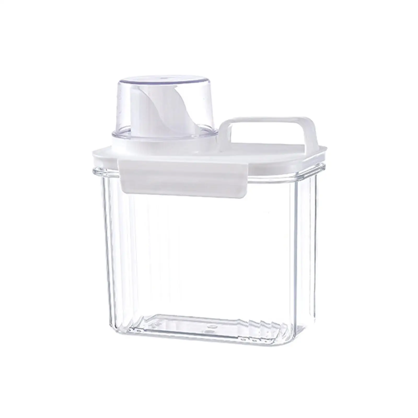 Laundry Powder Containers Multipurpose Clear Reusable Liquid Laundry Soap Dispenser for Kitchen Countertop Laundry Room Bathroom