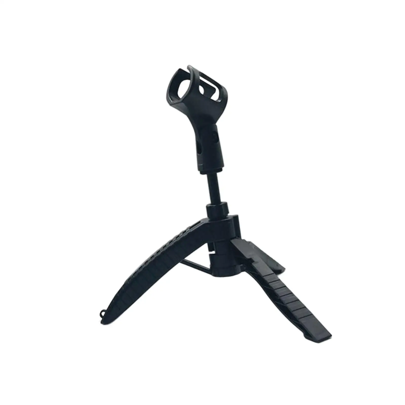 Foldable Microphone Tripod Heavy Duty Portable Tabletop Mic Stand Holder for Broadcasting Conferences Screencasts Lectures Home