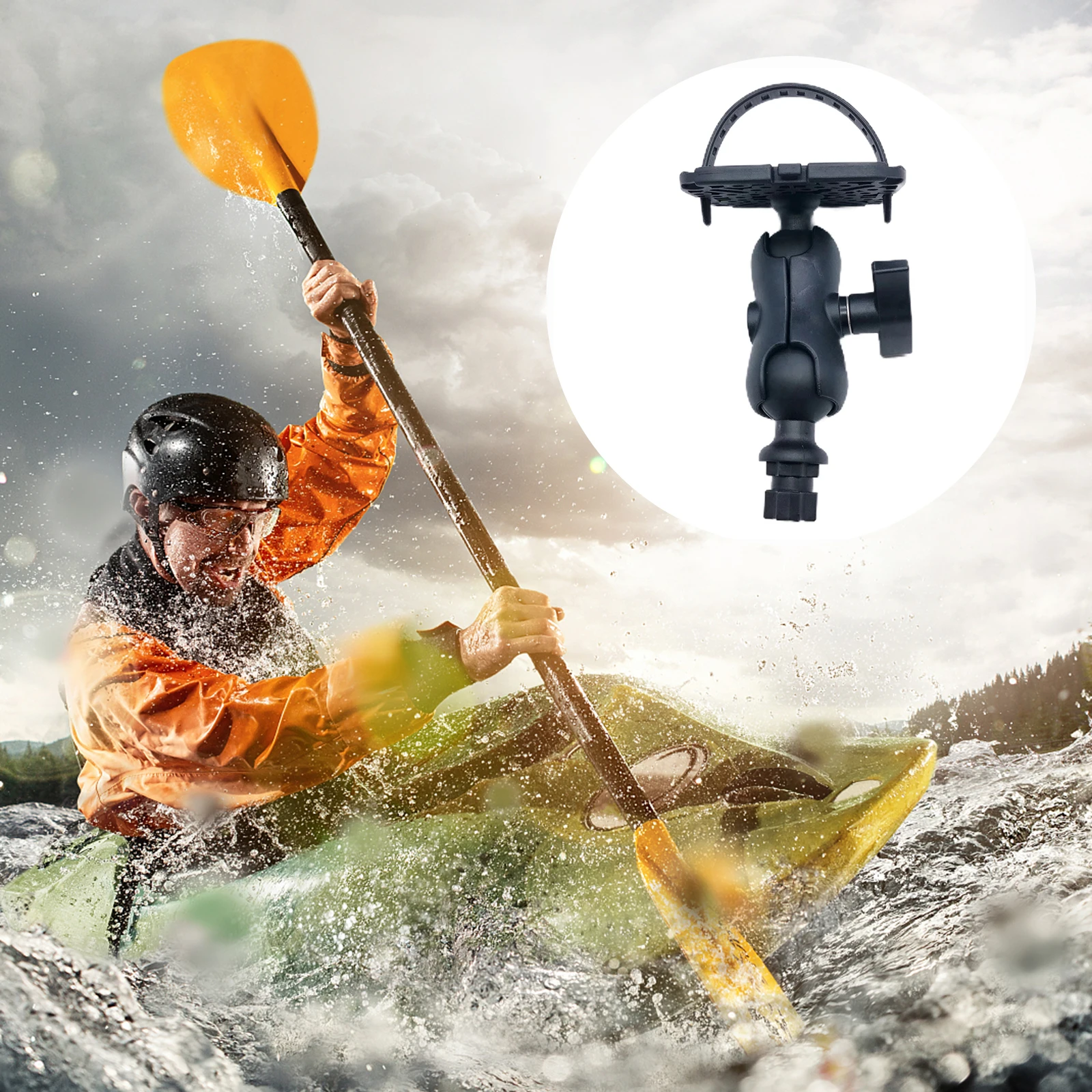Fish Finder Mount Universal Plate Kayak Accessories Boat Ball-Mount Fishes