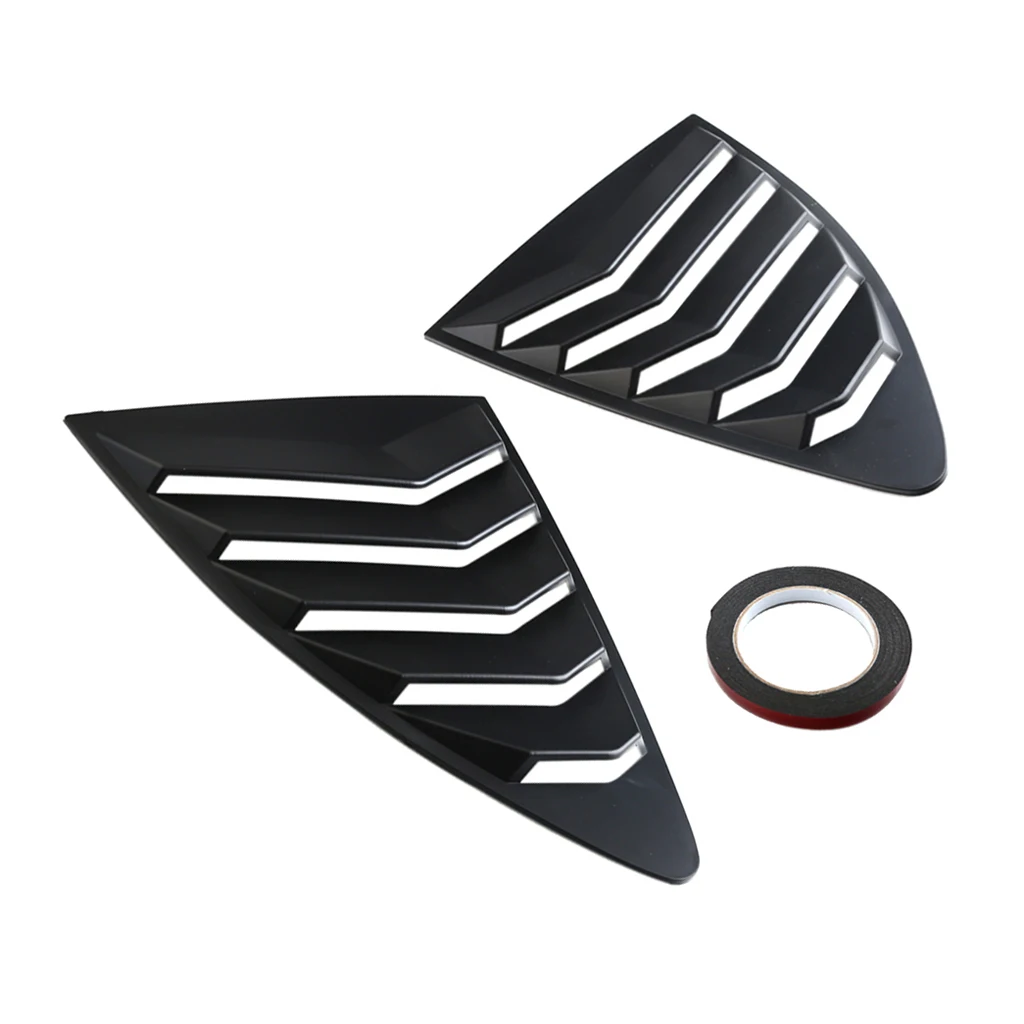 2x Window Louvers Cover Vent  Fits for BRZ 2013-2017, Side Window 