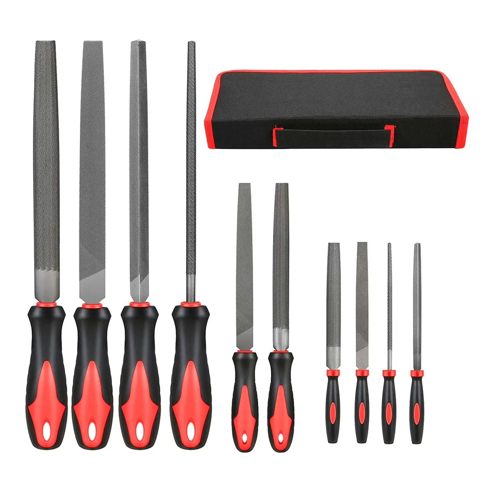 Carbon Steel File Set Precision File Set Woodworking Tools Drop Forging File Set for Carpentry Jewelry Wood DIY Handmade Model