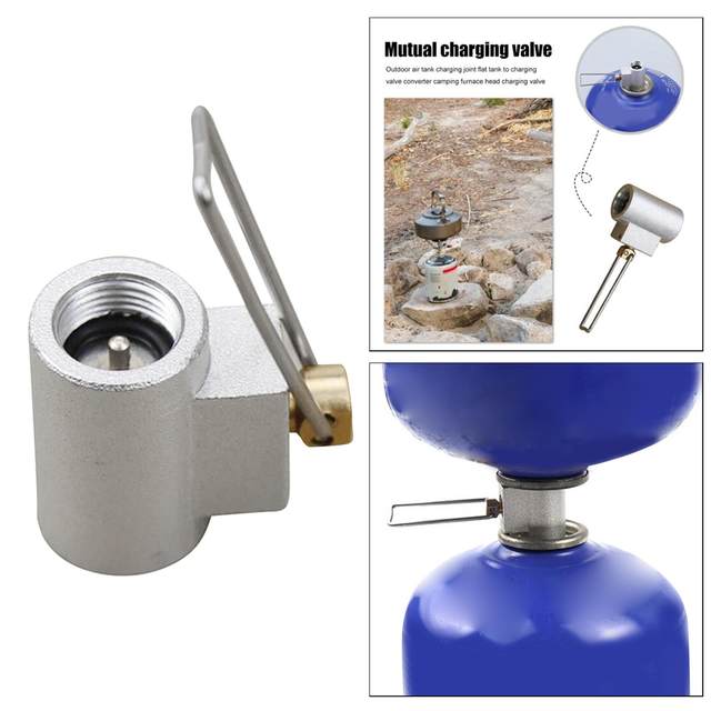 Travel Picnic  Refill Head Cooker Gas  Filling Valve Connector