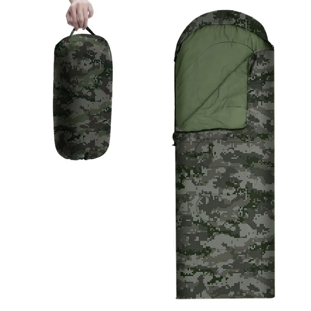 2 Season Single Envelope Sleeping Bag with Compression Bag for The