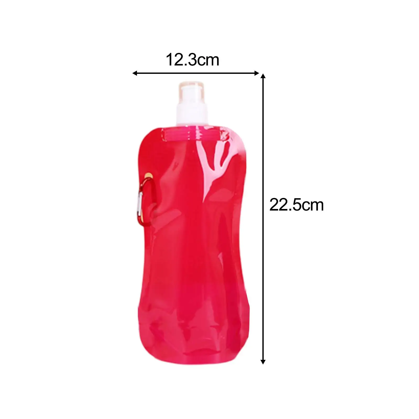 Collapsible Water Bottle for Gym, Sports, Teams, Hiking, Camping, Biking,