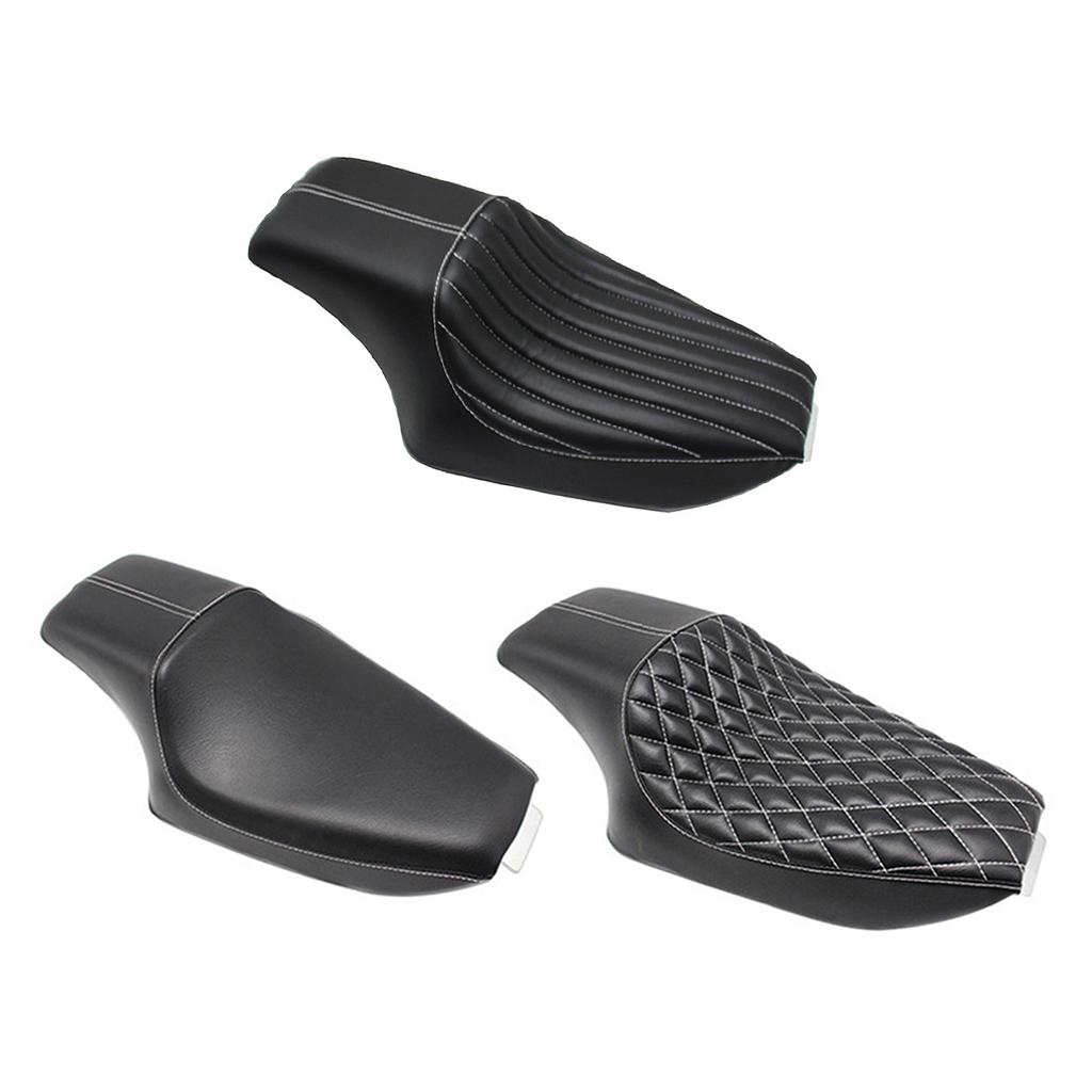 Motorcycle Cafe Racer Seat Vintage Saddle Flat Pan Retro Seat Refit For    Forty Eight  1200/883/883L/883R 2004-16