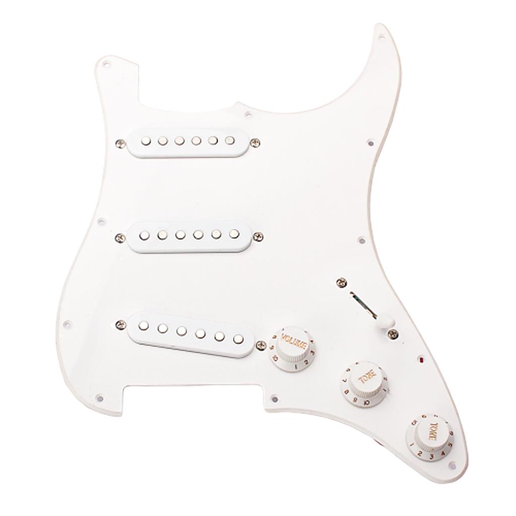 SSS Loaded Prewired Humbucker Pickguard Pickup Set for Electric Guitar