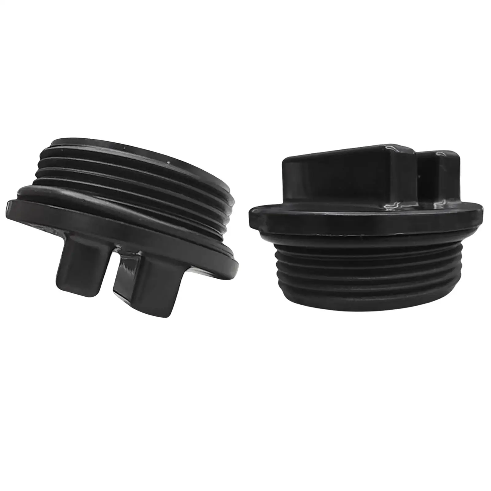2Pcs Threaded Pool Filter Drains Replacement Parts Drain Cover Outlet Plugs 1.5 Inches Filter Drain Caps for Bathtub Accessories