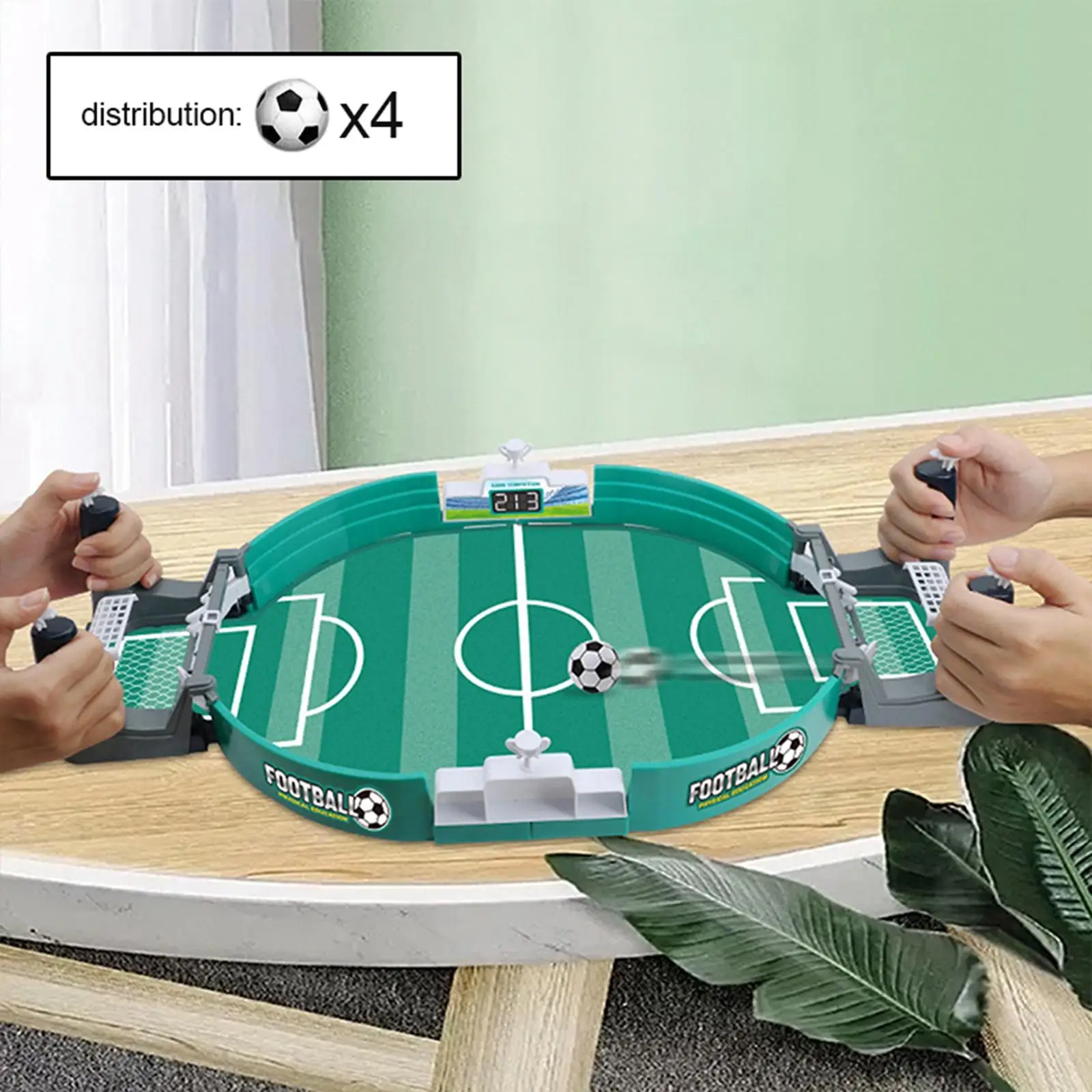 Soccer Game Interactive Toy Football Board Game Mini Tabletop Football for Family Game Kids Adults Two Players