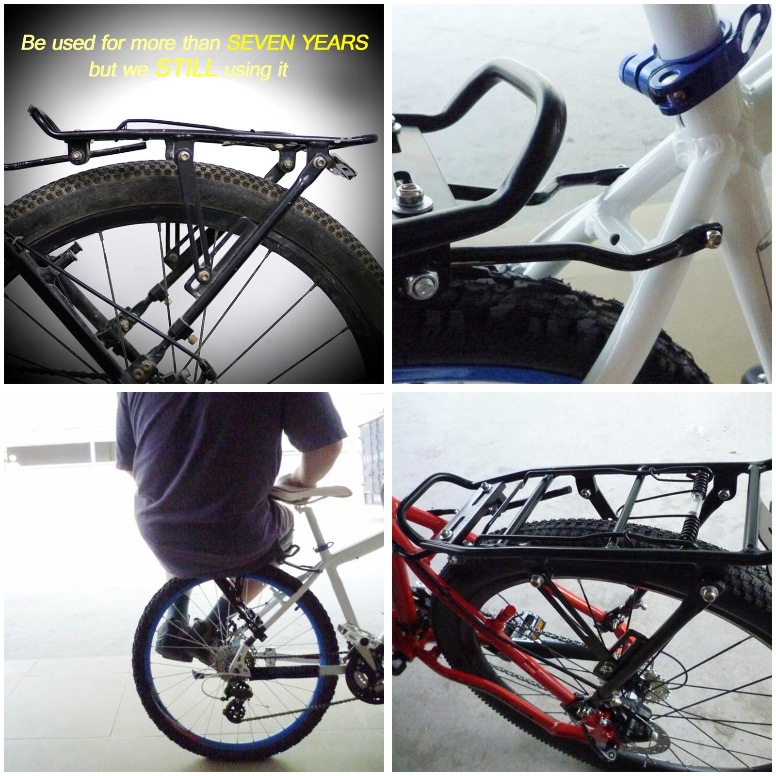 Description Picture 6 of itemBicycle Rear Luggage Carrier Cargo Rack Bike Panniers Load Shelf Carrying Carries Up To 60kg