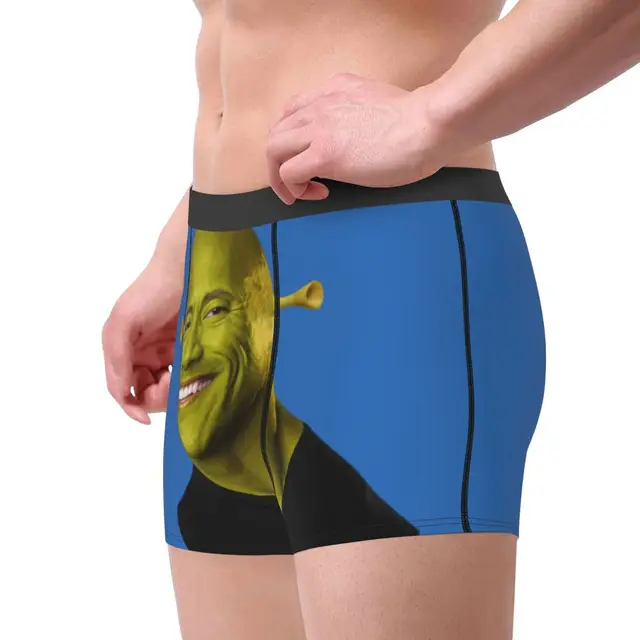 Male Cool The Rock Dwayne Meme Underwear American Actor Johnson Boxer  Briefs Stretch Shorts Panties Underpants - AliExpress
