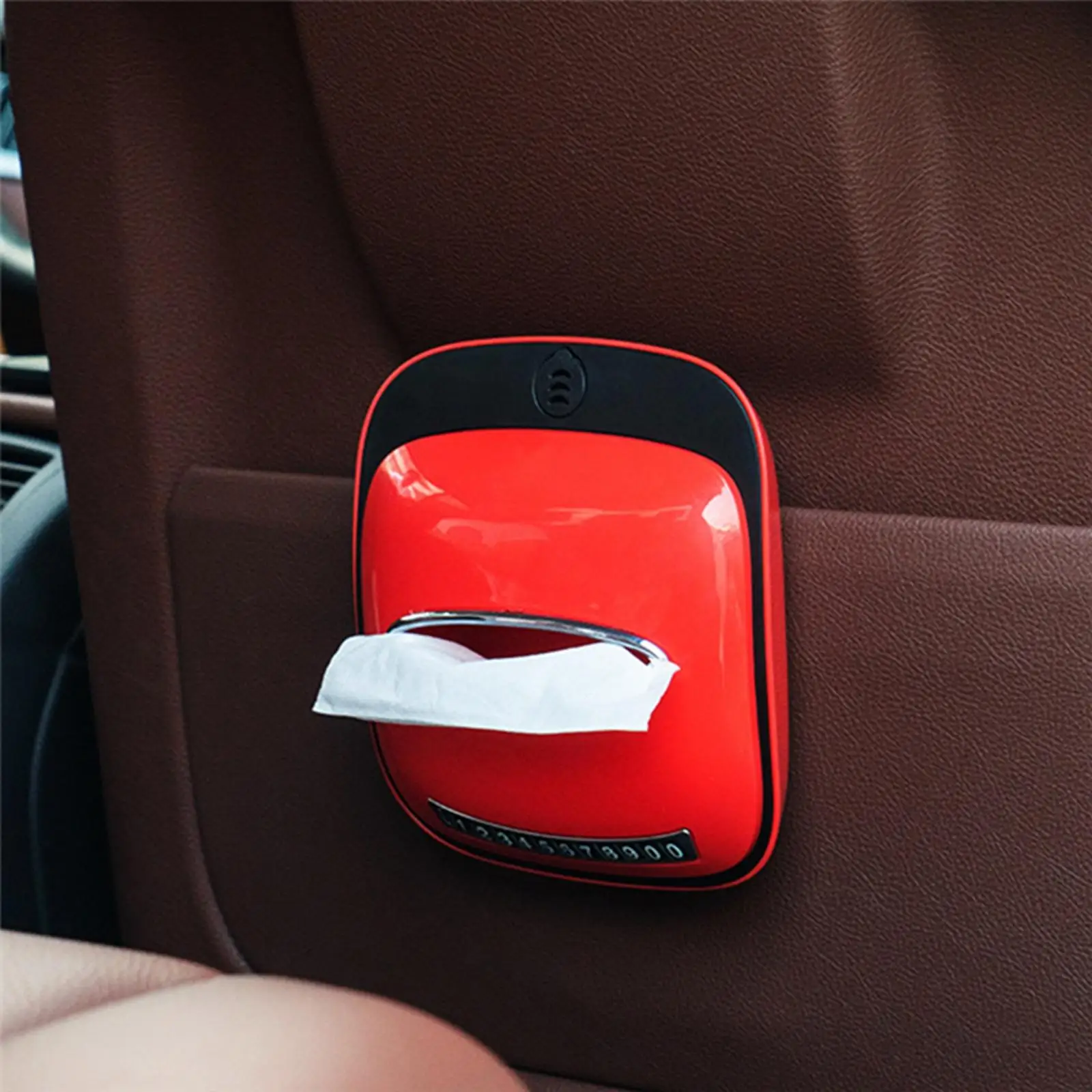 Modern Tissue Box Napkin Holder Case for Automotive Facial Tissue Container