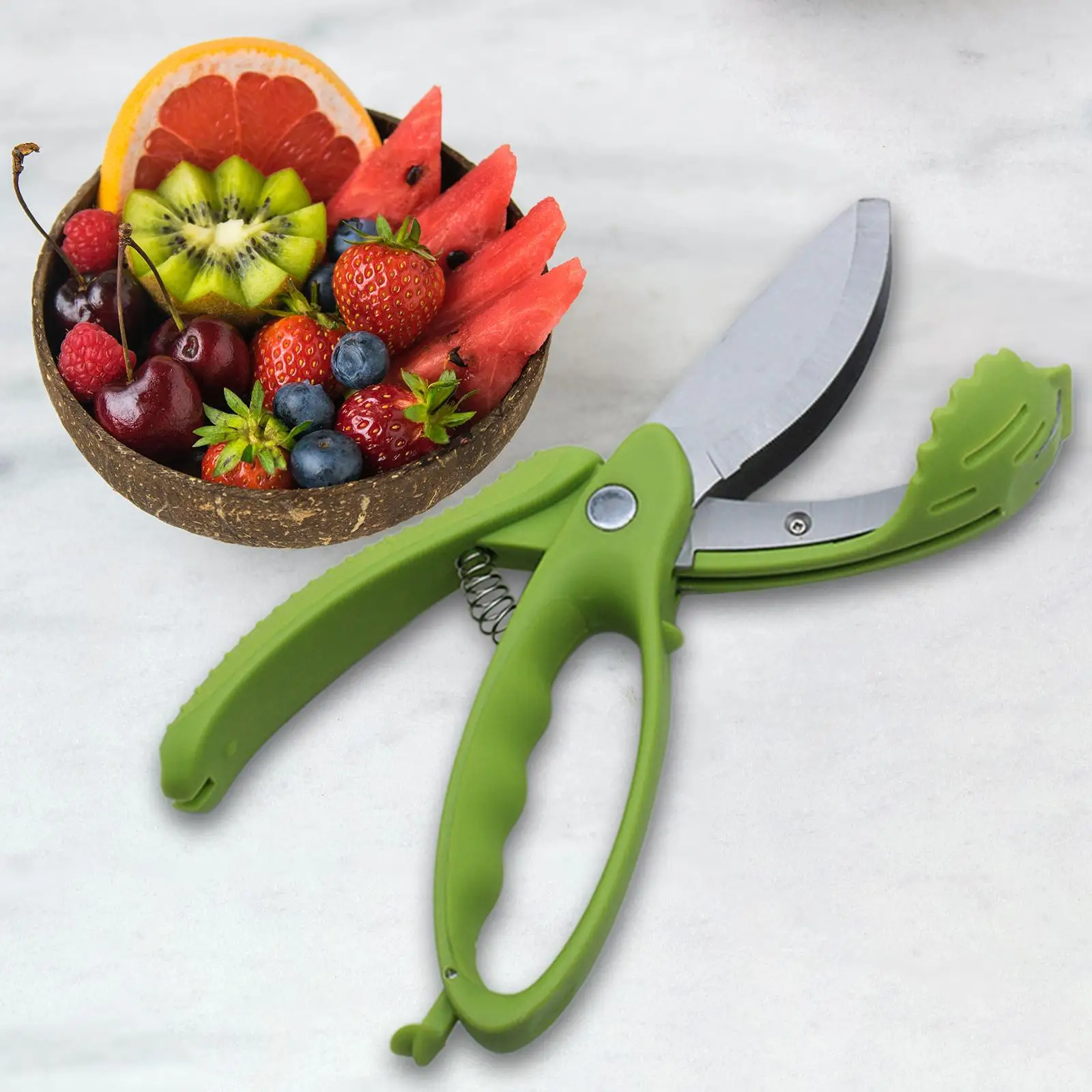 Salad Chopper Scissors Kitchen Salad Scissors for Vegetable Lettuce