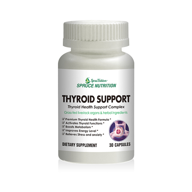 Spruce Nutrition Thyroid Support Thyroid Health Support Complex 30