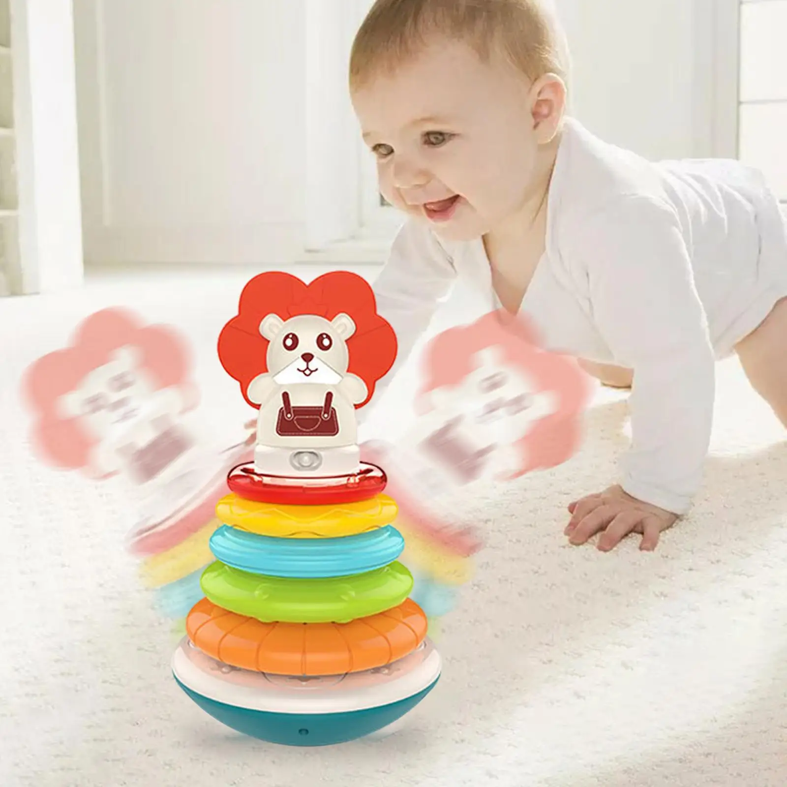Stacking Toy Interactive Toy Learning Toys Tumbler Toy for Fine Motor Skills