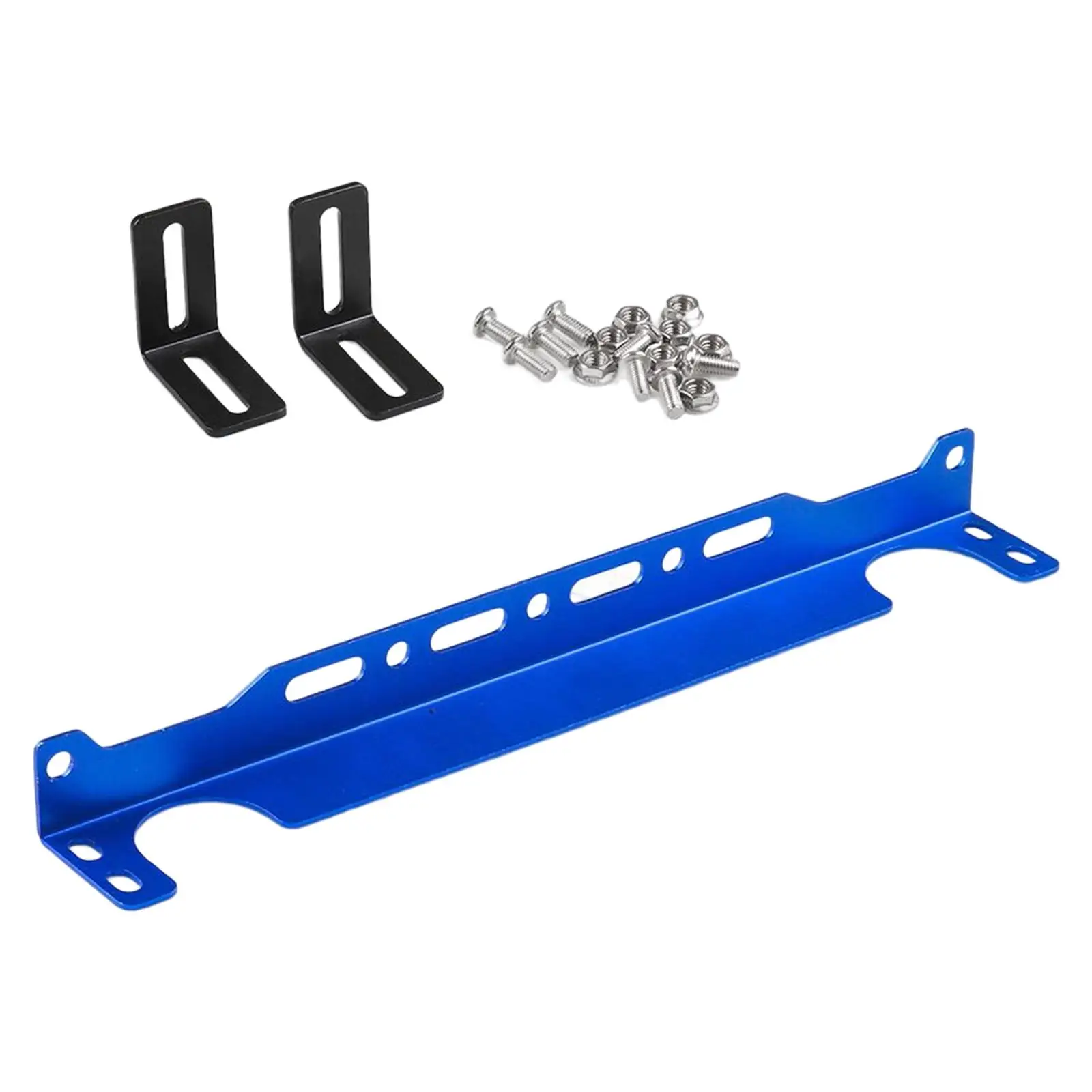 Universal Engine Oil Cooler Mounting Bracket Kit 34cm/13.4in Aluminum Alloy Direct Replace Professional High Quality Durable
