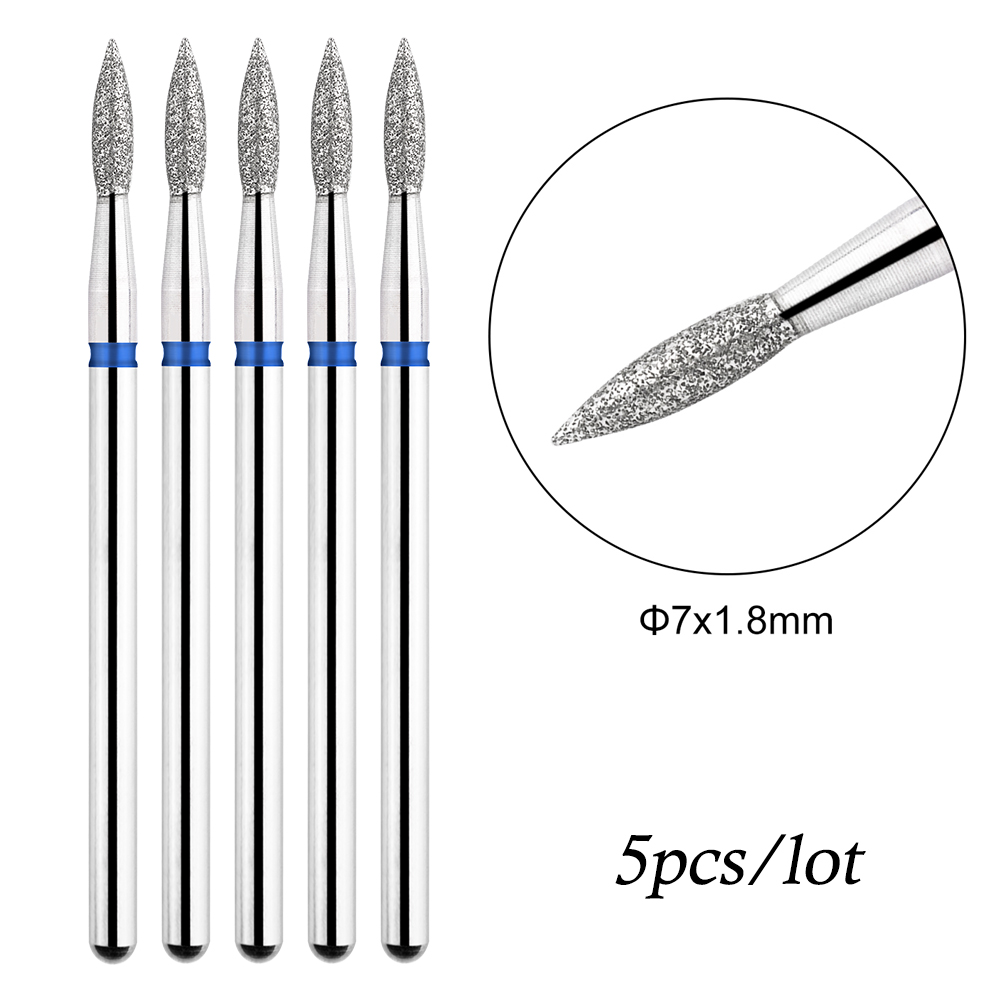 Best of 5pcs / set Diamond Nail Drill Bit 3 / 32&#039;&#039; Nail Bits For Cuticle Electric Nail Cutter Professional Manicure Milling Cutter Accessory Reviews & Tips