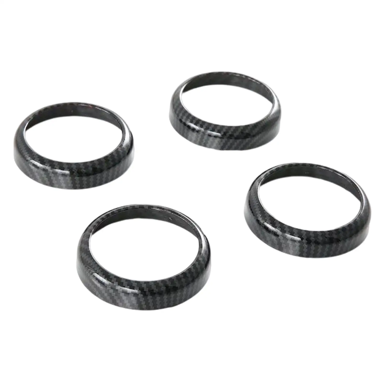4 Pieces Door Speaker Rings Stickers Replacement Decorations for Byd Atto 3 Yuan Plus
