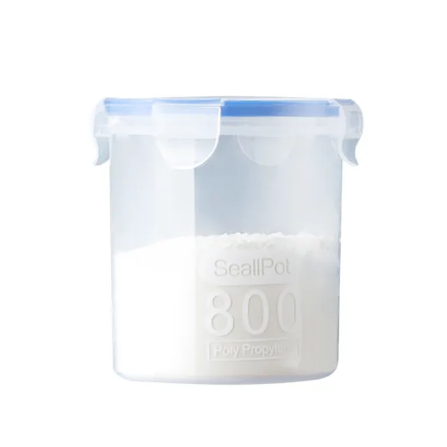 Round Sealed Jar Transparent Plastic Food Jar Fruit Flower Tea Biscuit Box  Grains Sealed Can Packaging
