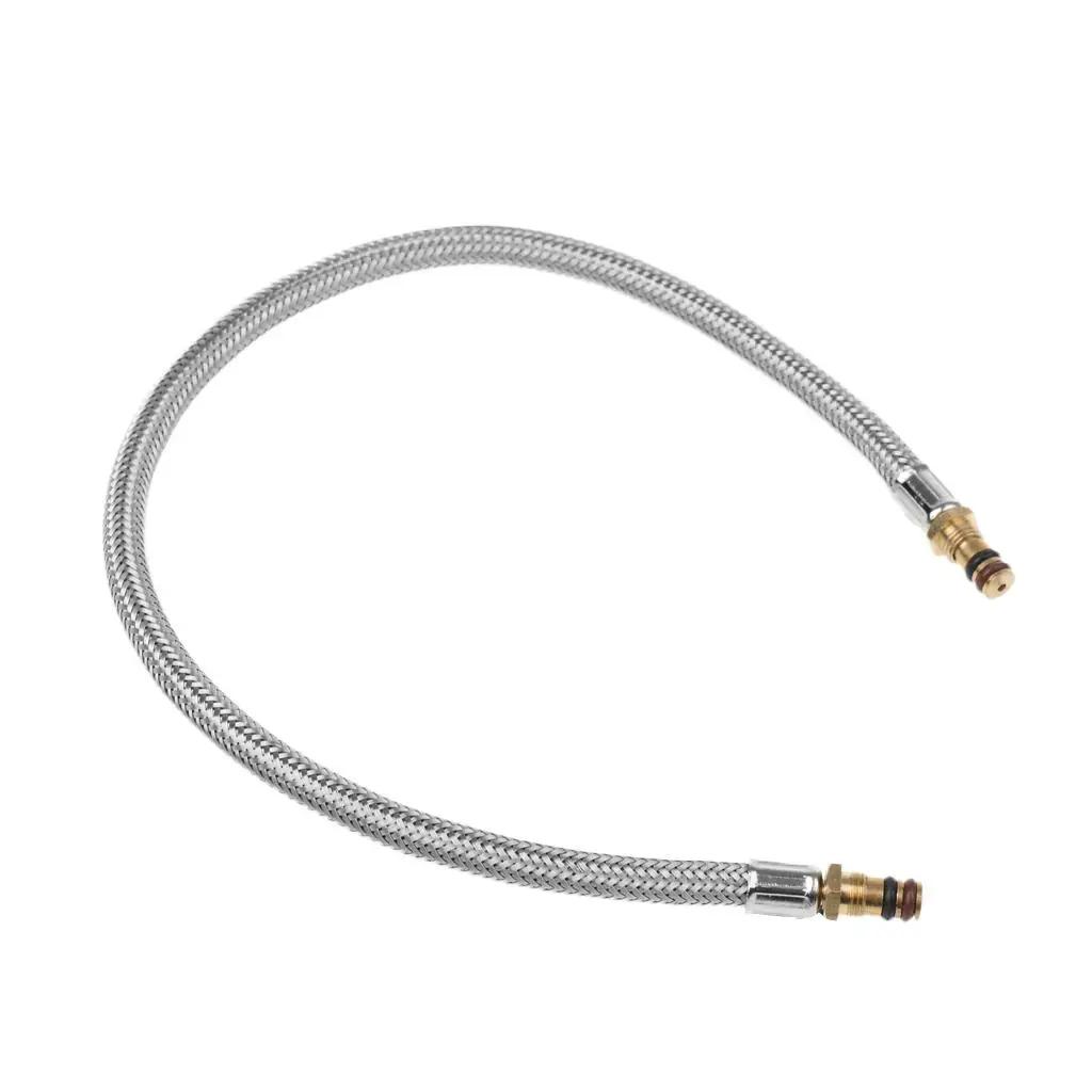 30cm / 50cm Stainless Steel Gas Adapter Hose Connector Regulator for Picnic Barbecue 