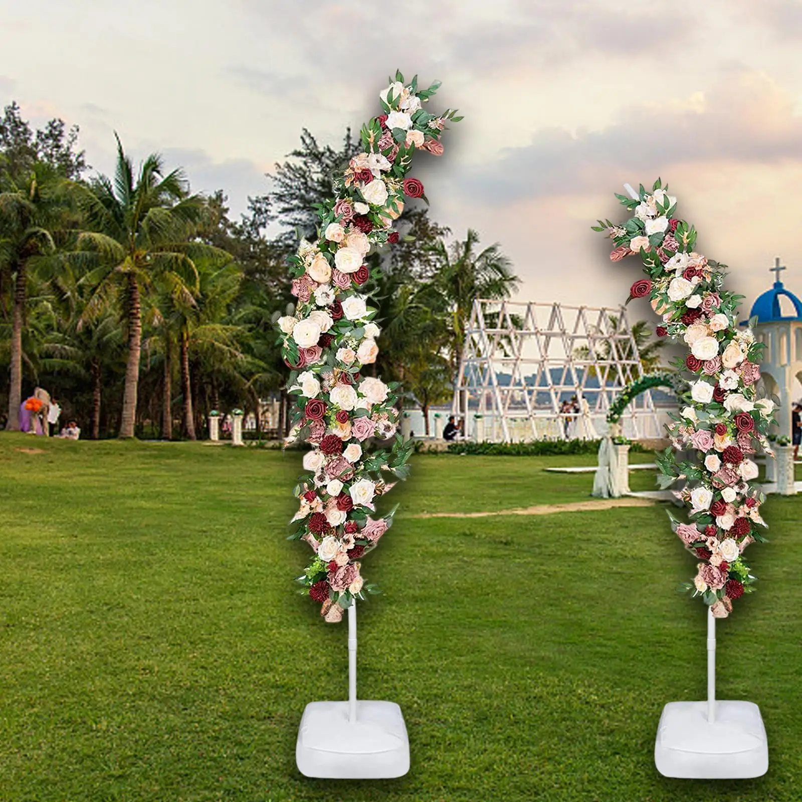 Background Bracket for Wedding arch Party Holiday Reception Home Decoration Backdrop Wall Balloon Wedding Arch Stand