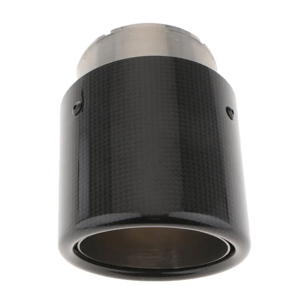 80mm Inlet 101mm Outlet Carbon Fiber Car Exhaust  Tail 
