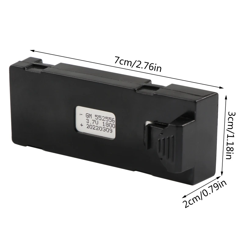 R58A 3.7V 1800mAh Lithium Drone Battery, compact and lightweight design makes it easy to carry