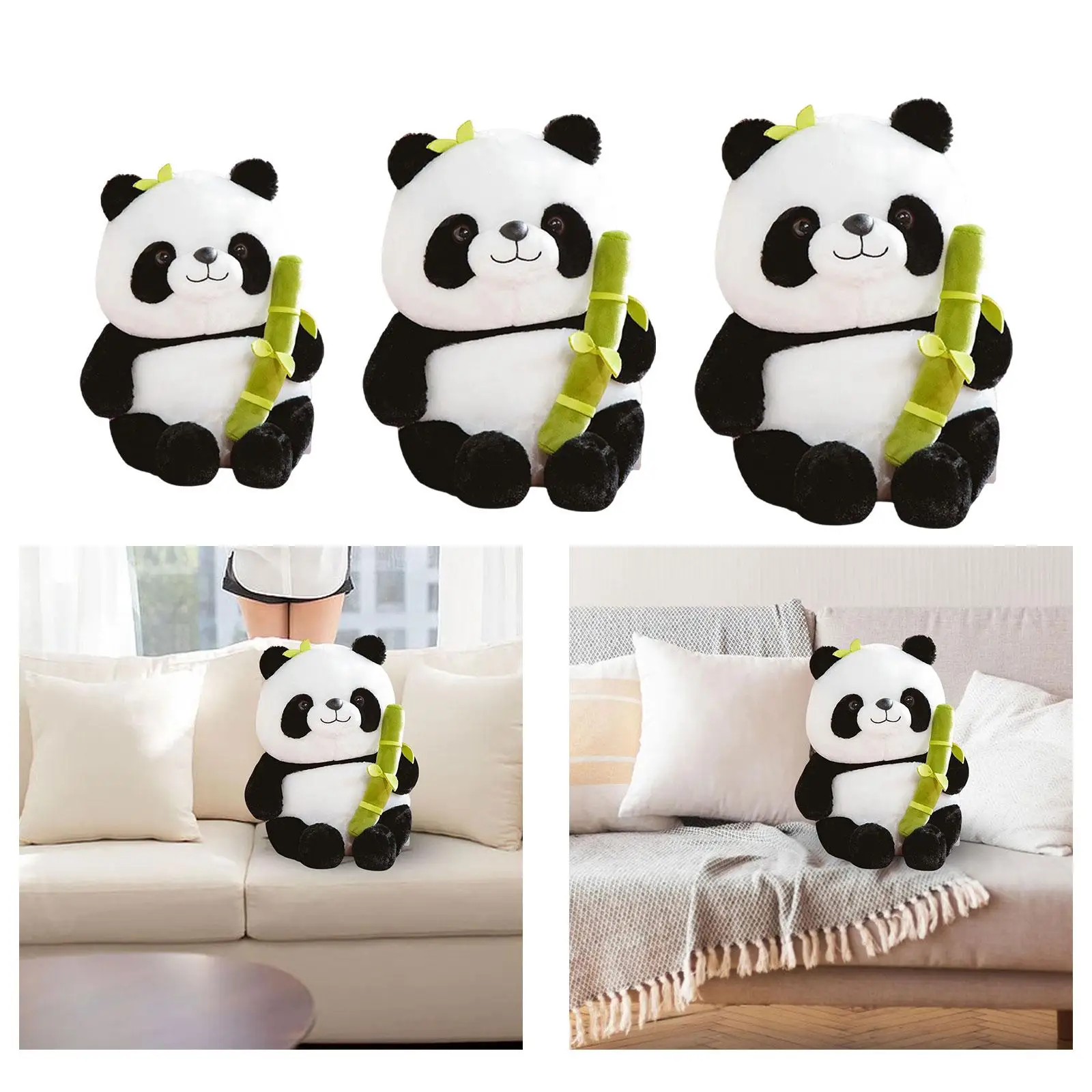Cute Panda Hug Pillow Throw Pillow Toy Ornament Multipurpose Sleeping Pillow