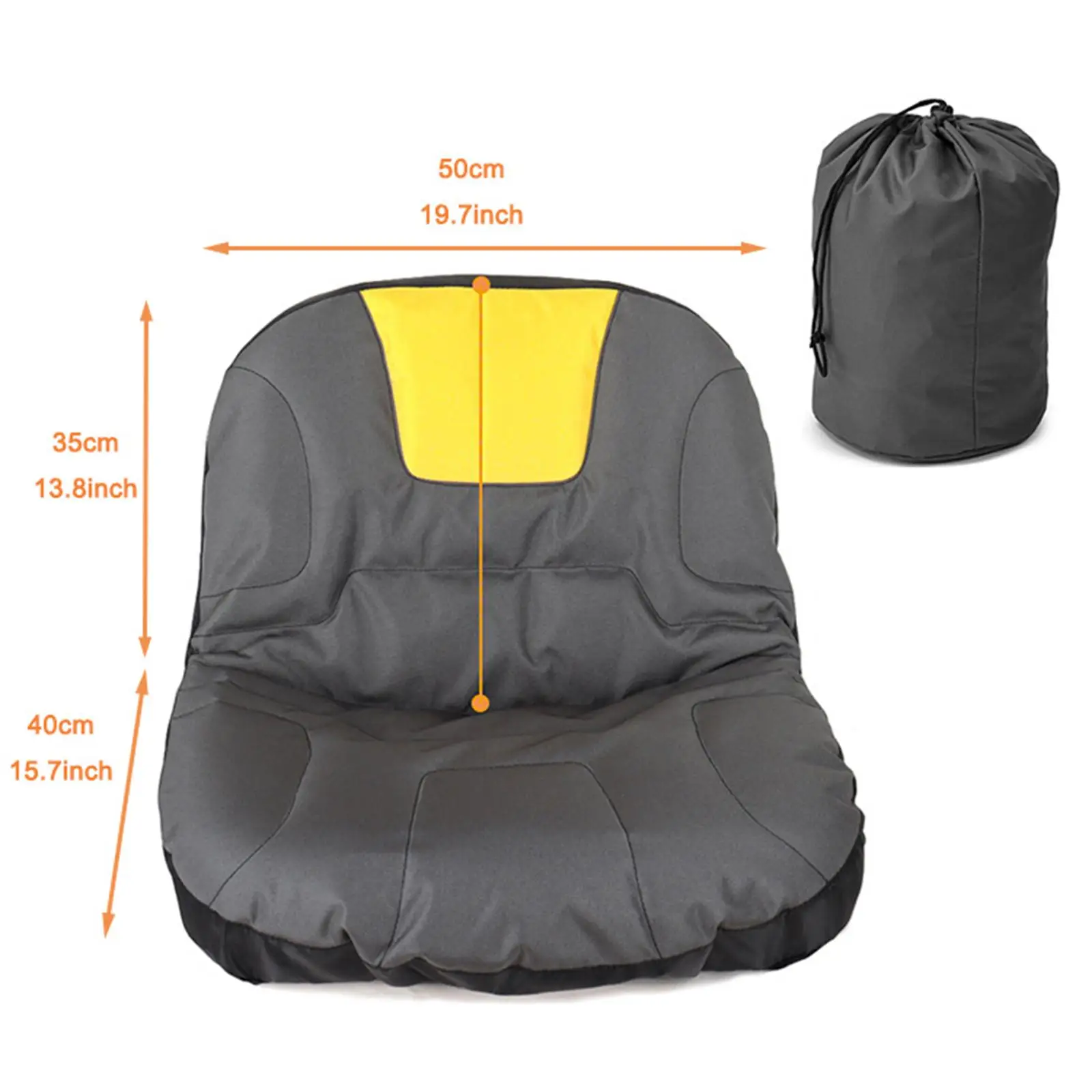 Lawn Mower Seat cover Oxford Cloth Non Slip Anti Scratch Portable Durable Mower Cushion Seat Cover for Forklifts Fittings