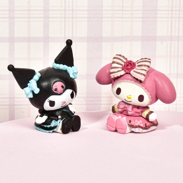 Desenho Animado Sanrio Bonecas De Papel Móveis Para Crianças Kuromi Melody  Cinnamoroll Brinquedos De Bricolage