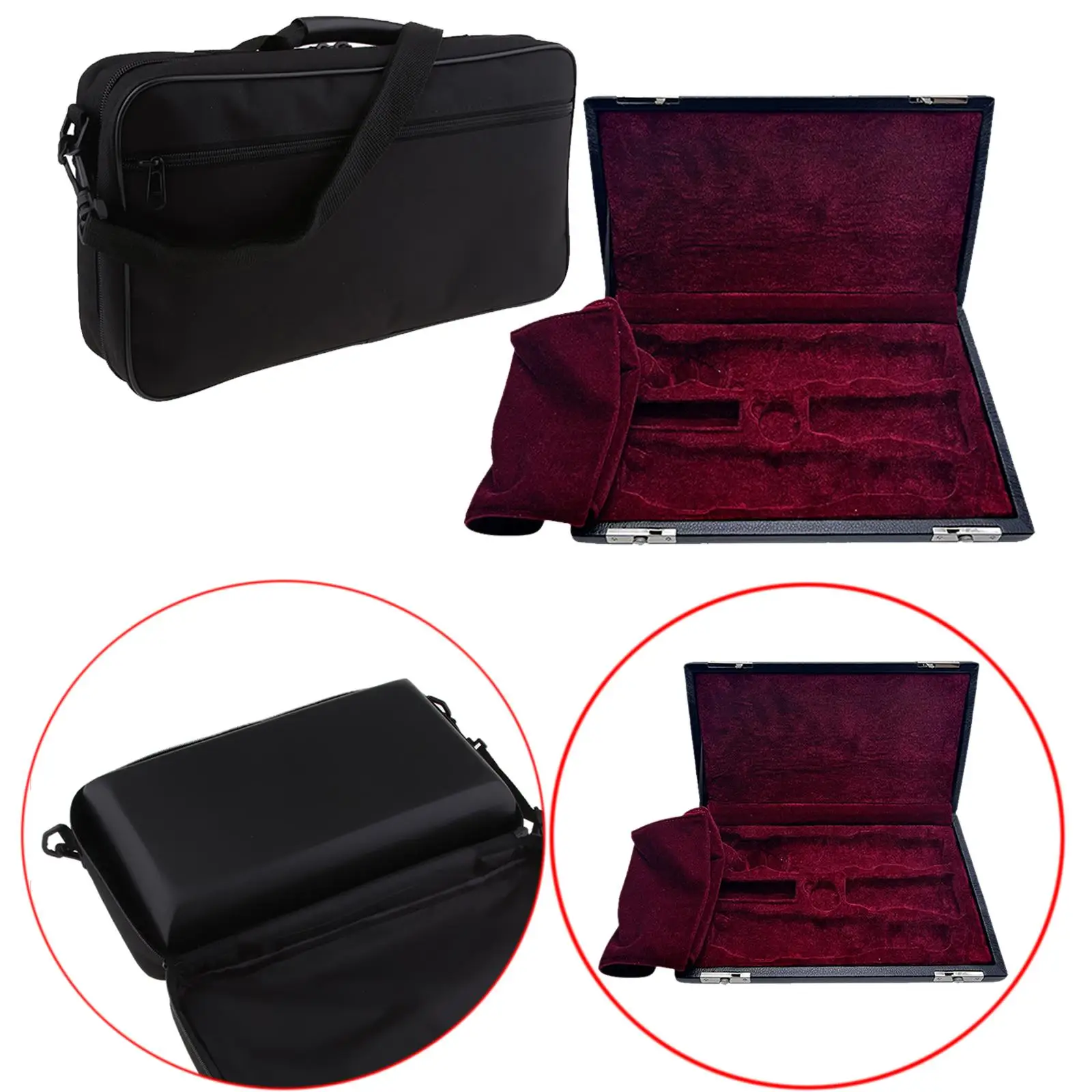 with Handle Oboe Carrying Bag Thickned Adjustable Lightweight Musical Instrument Parts for Travel Home Protection Storage Case