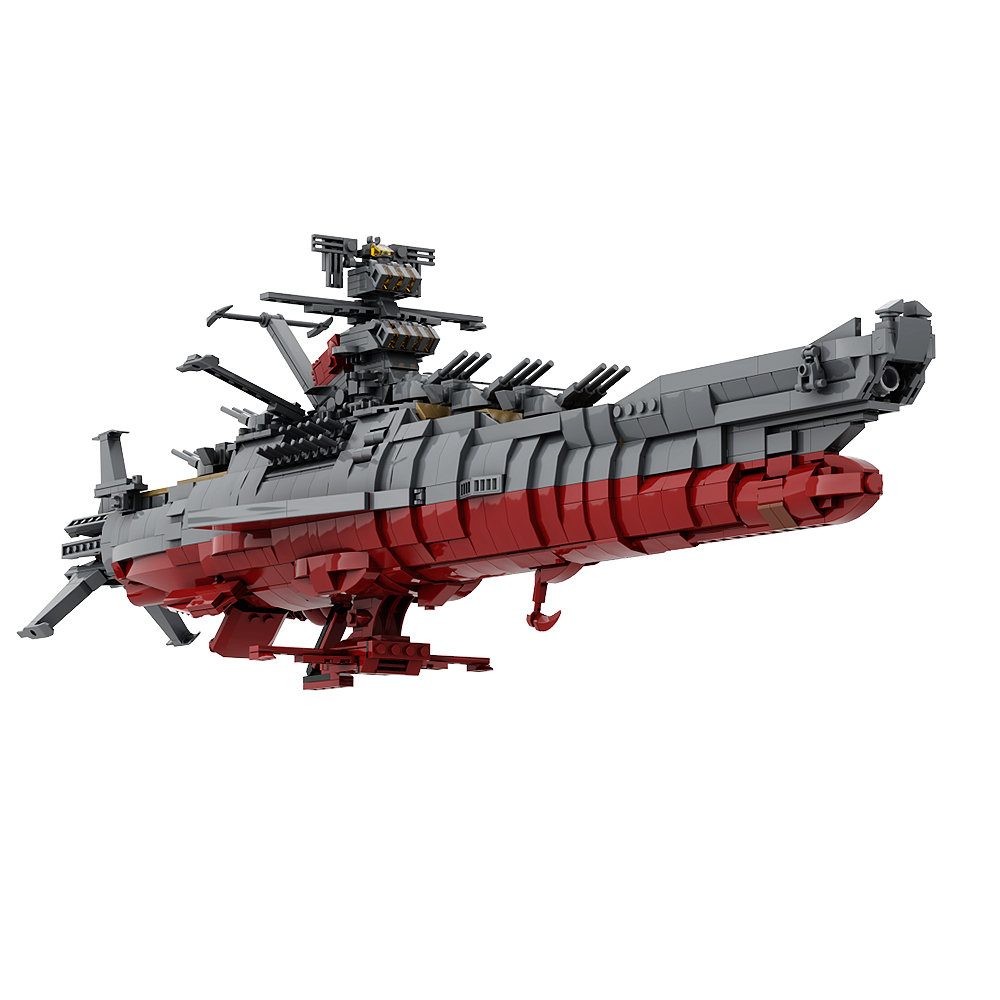 Gobrick MOC Военная серия, военный корабль, боевой корабль Yamato,  строительные блоки, космос, оружие, модель корабля, сделай сам, кирпичи для  детей, игрушки | AliExpress