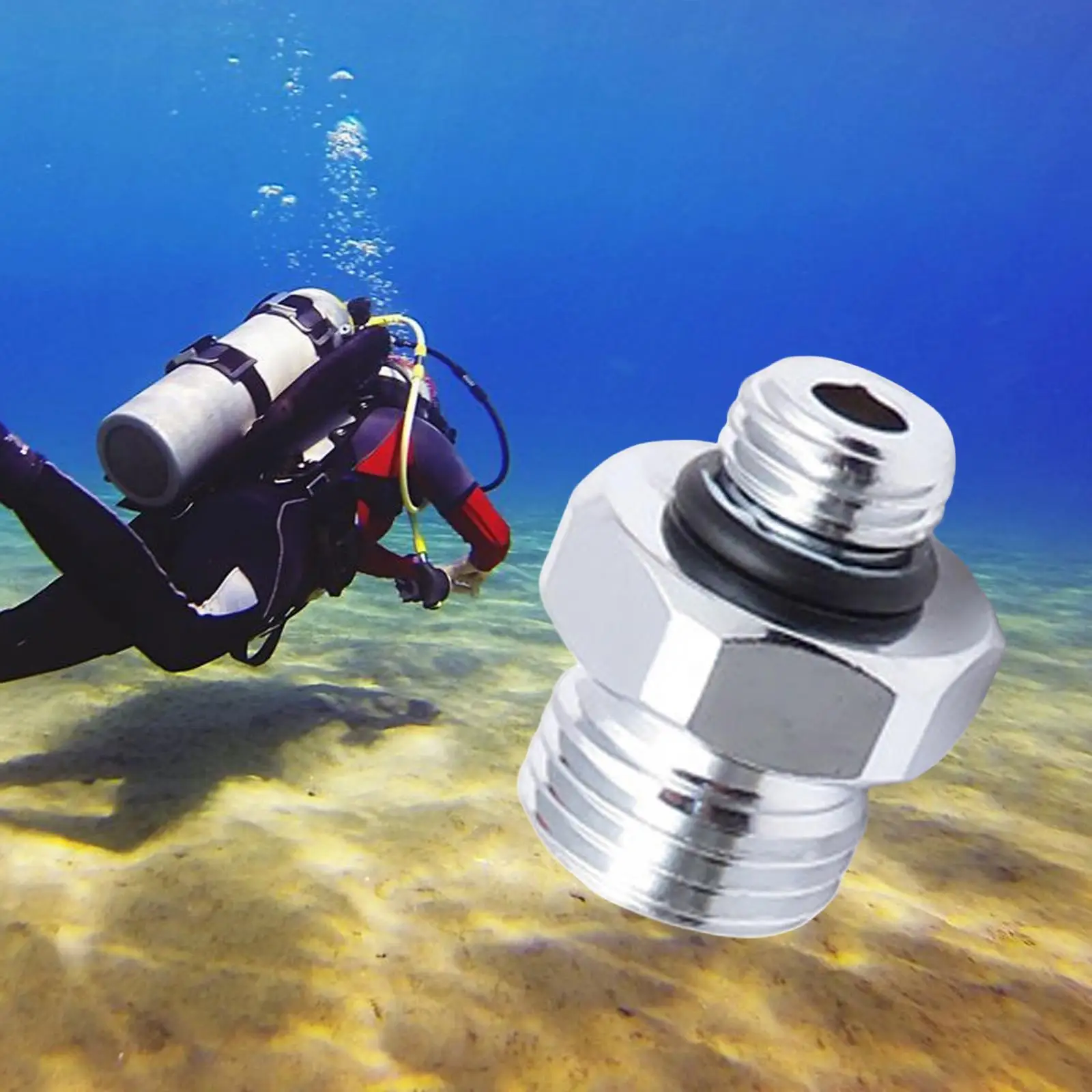 Scuba Diving Regulator Adapter Snorkeling Underwater Free Diving Pipe Joint