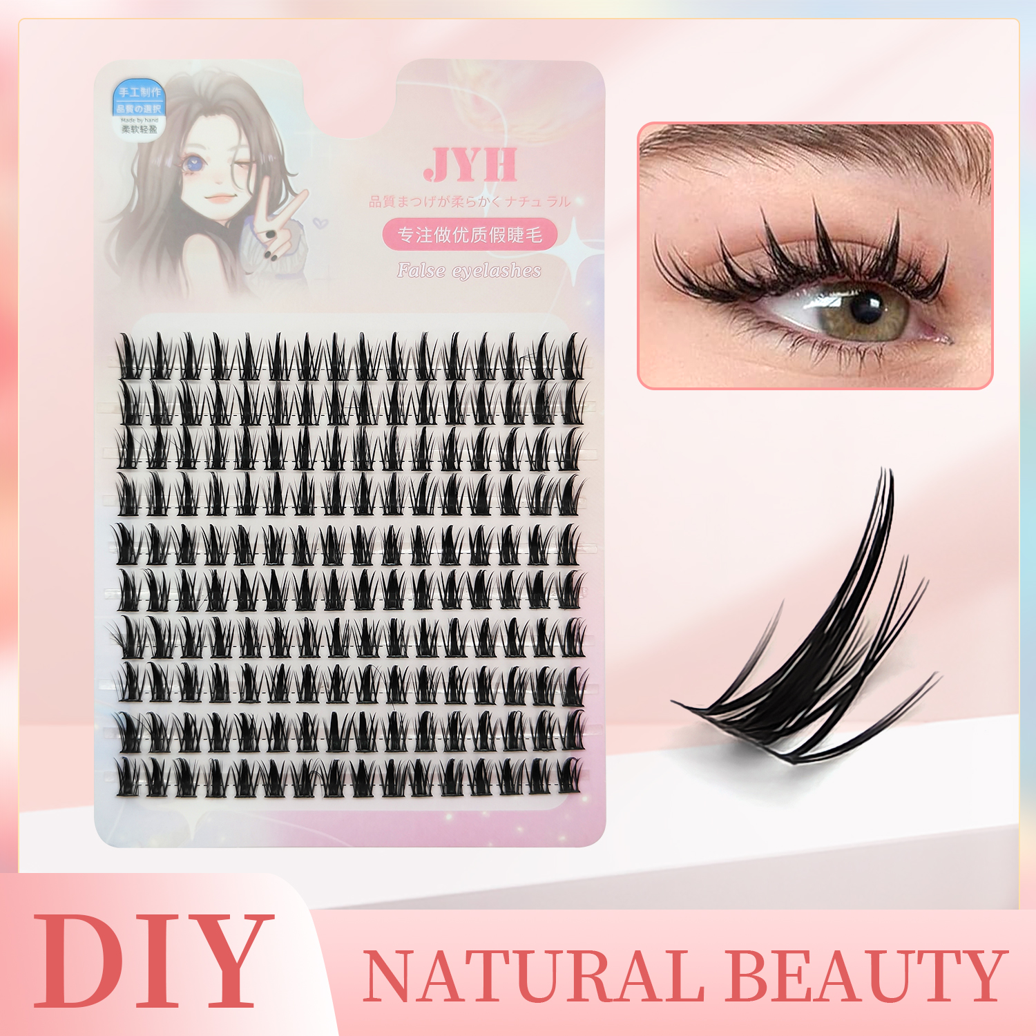 Best of ADIYA 120 Clusters DIY Individual Cluster Lashes Bunch Eyelash Extension Natural Dovetail Segmented Lashes Eyelashes Bundles Reviews & Tips