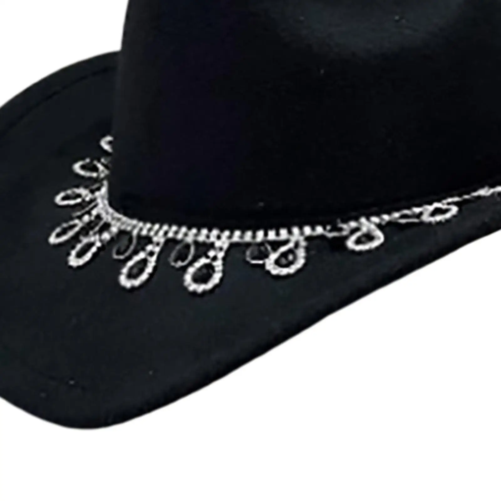 Classic Western Cowboy Hat Cosplay Wide Brim for Teens Festival Outdoor Birthday Dress up