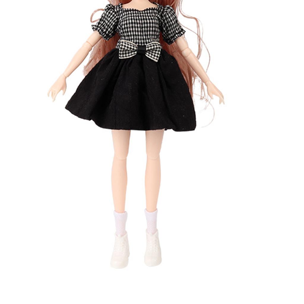 Handmade Modern Baby Doll Skirt Party Dress Clothing for 30cm 12'' Dolls