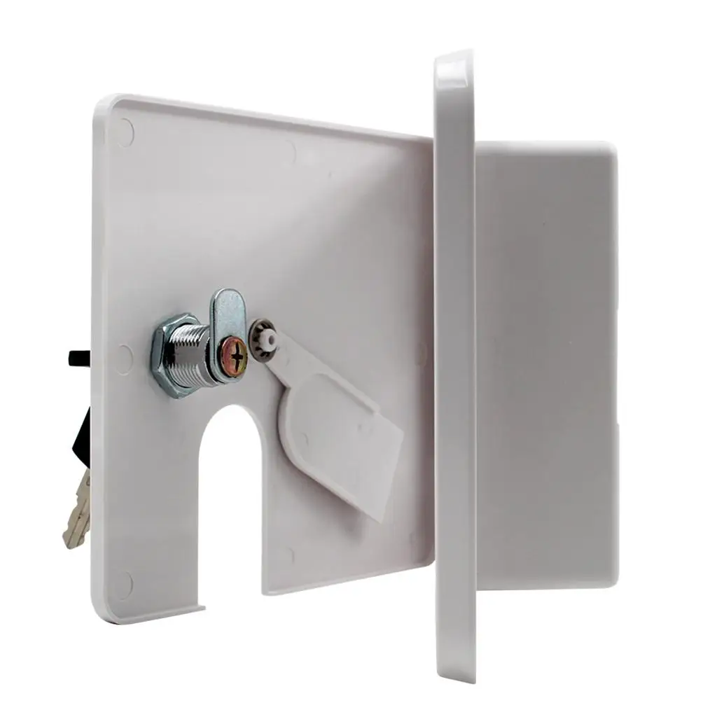  Electric Power Cable Square Cover with Lock Keys
