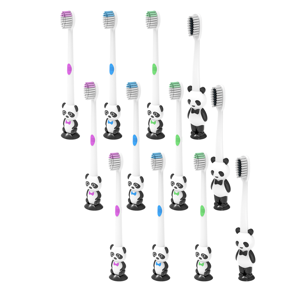 Best of 12 Pcs Panda Kids Toothbrush Soft Bristle Cute Panda Handle Teeth Brush Dental Whitening Oral Care For Children Reviews & Tips