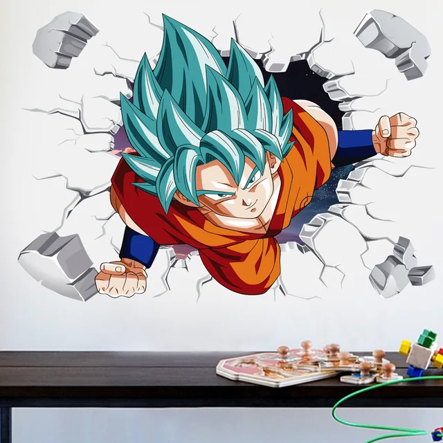 Wall Mural Goku and Vegeta, Dragon Ball Z Photo Wallpaper Children's, Kids  Room