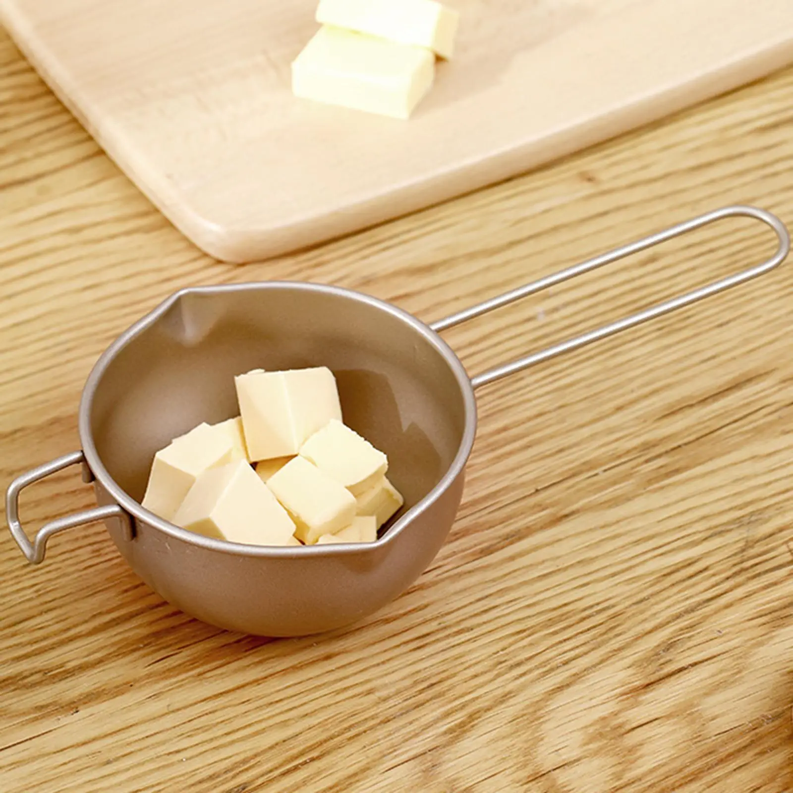 Butter Melting Pot with Groove Baking Supplies Durable for Household Cafe