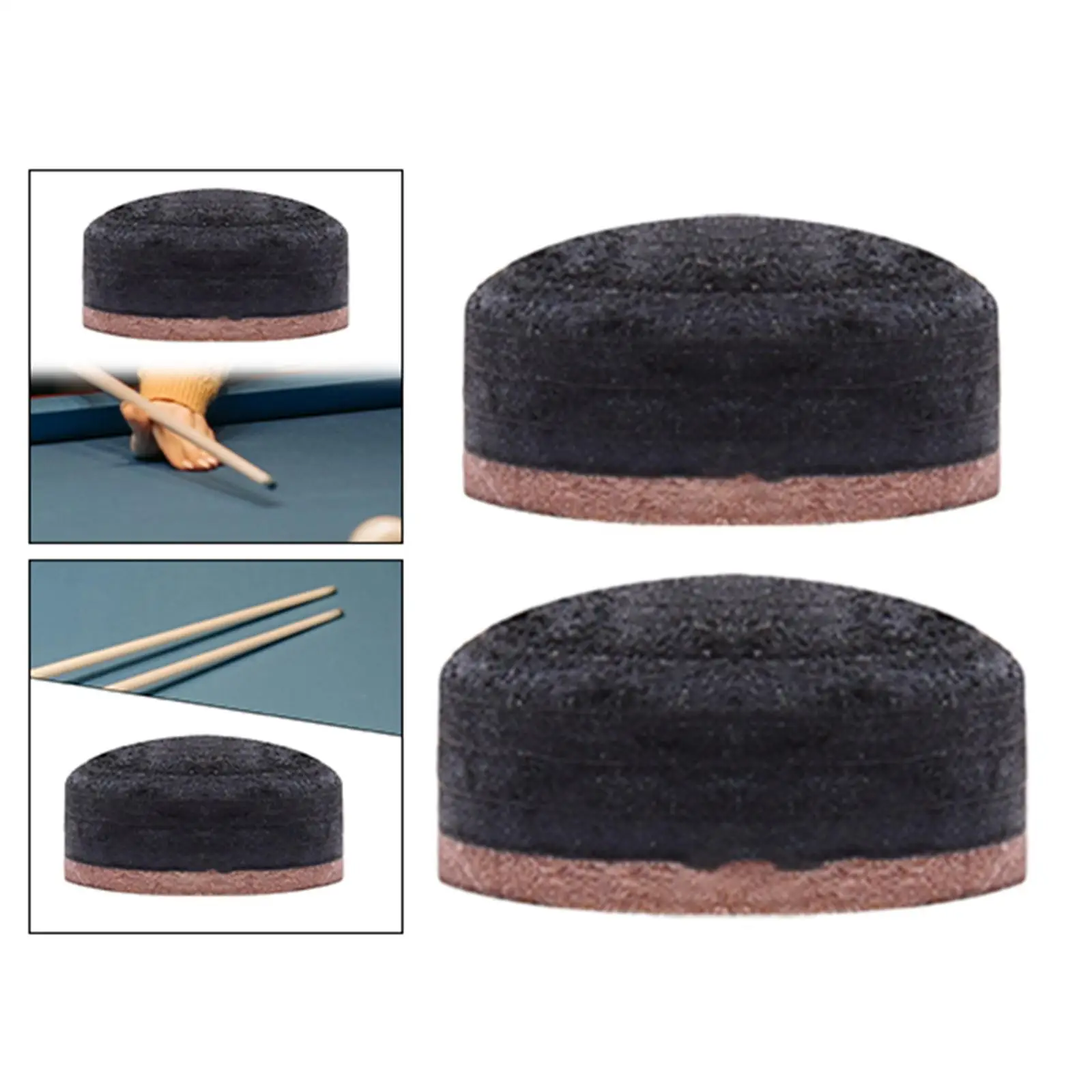 PU Billiards Cue Tip 5 Layer Ball Control Billiard Accessories Brown