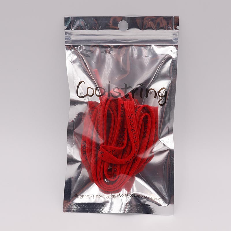 Coolstring 7MM Japanischen Schriften Gedruckt Siebdruck Schnürsenkel Leinwand Schuh Zubehör Flache Lacet Rot Schwarz Klassische Farbe Hot Deals – Detail 10