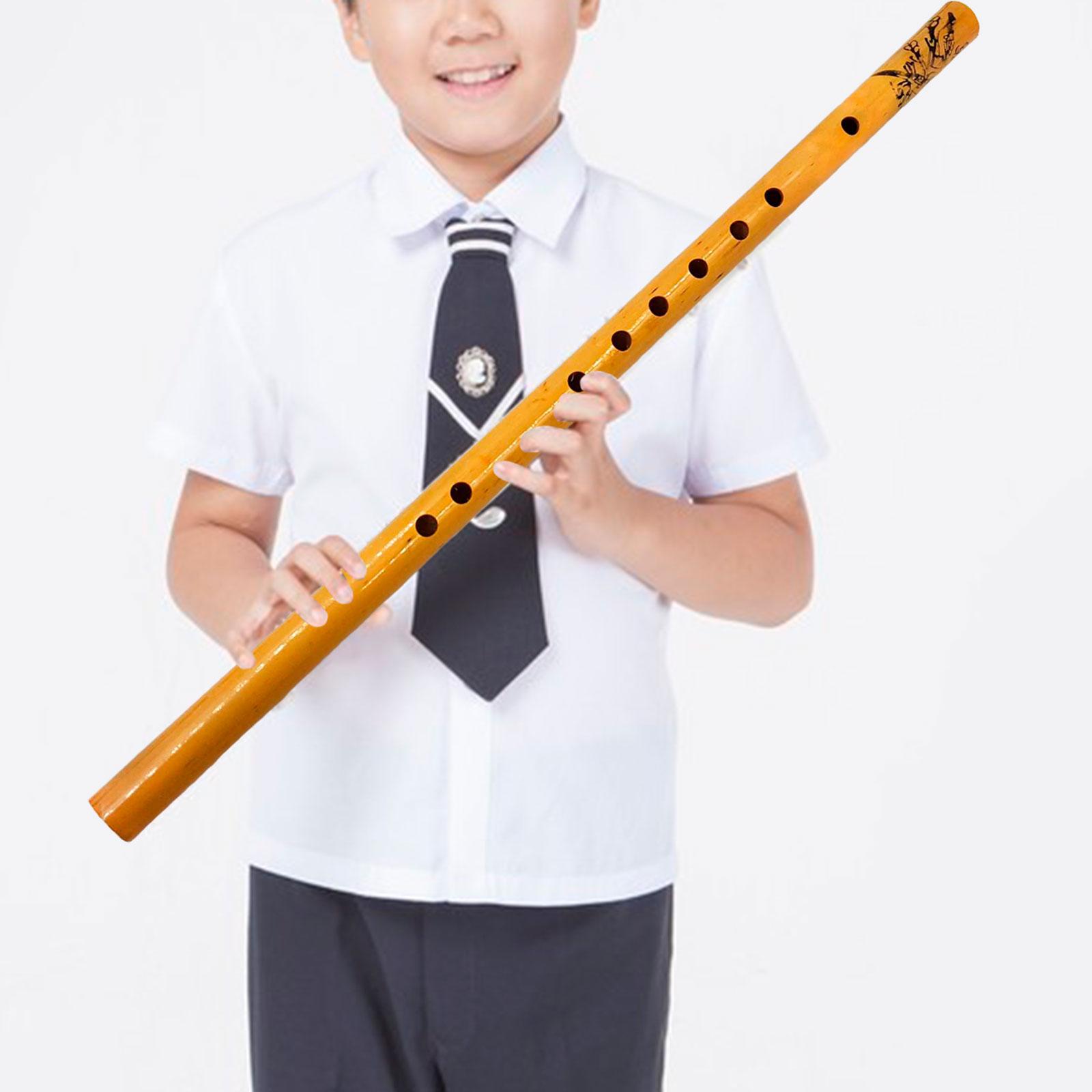 Description Picture 2 of itemVertical Flute Portable 9 Holes Traditional for Flautist Band High Quality Bamboo Flute Musical Instrument Woodwind Instruments