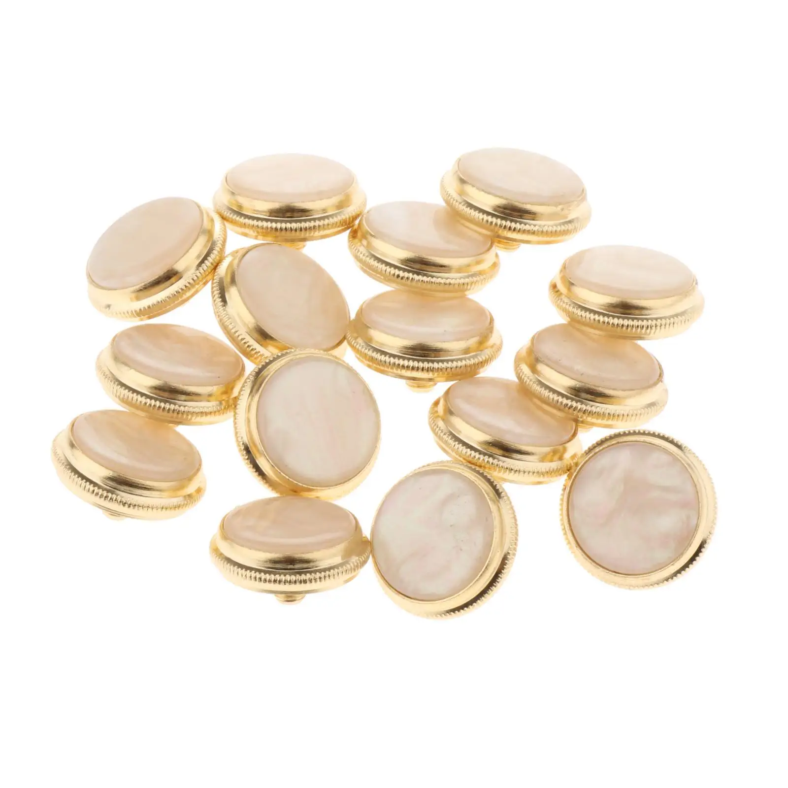 Pack of 15 trumpet type Finger Buttons Musical Instruments Replacement