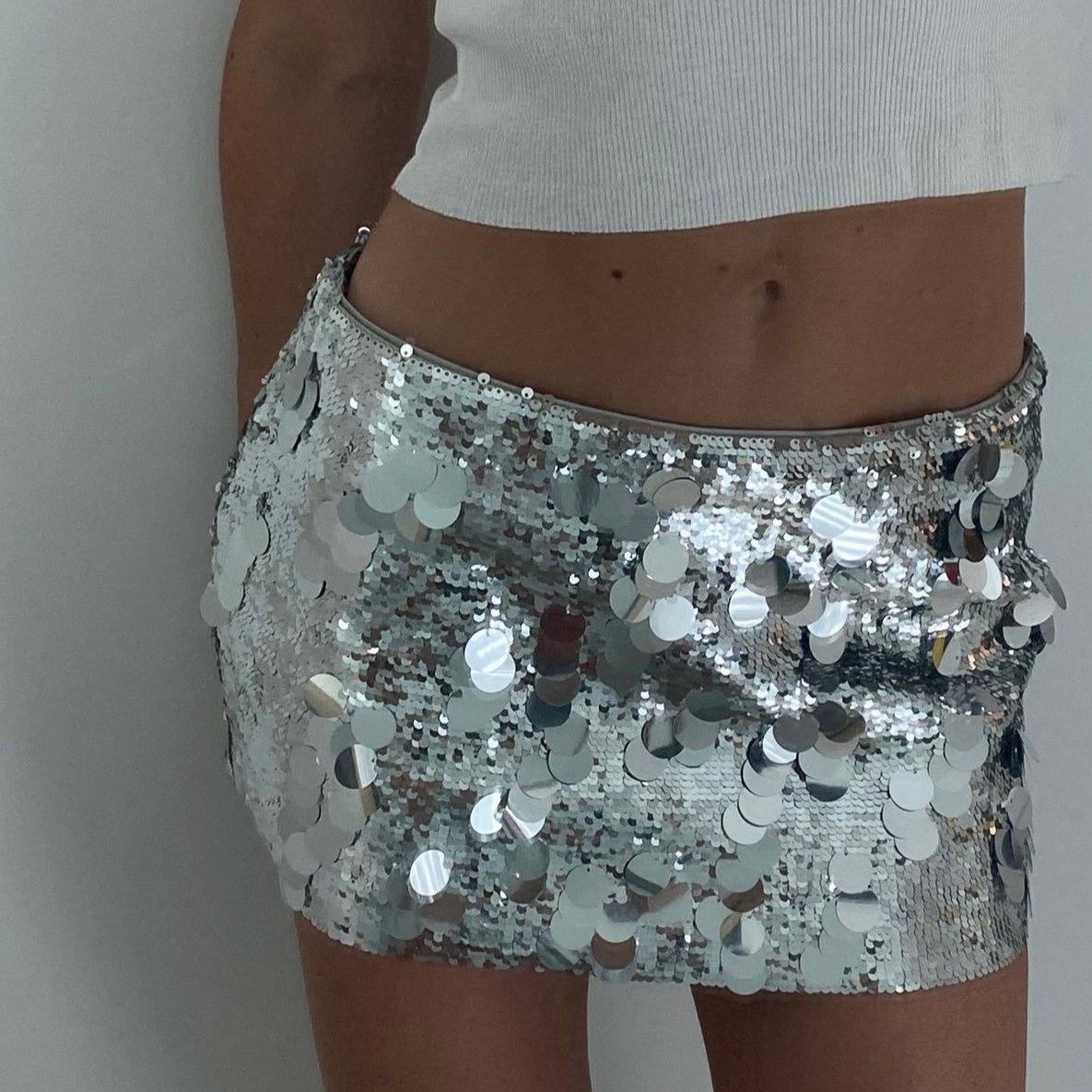 Title 6, Women Mini Skirts Sexy Hot Girl Sequined Light-...