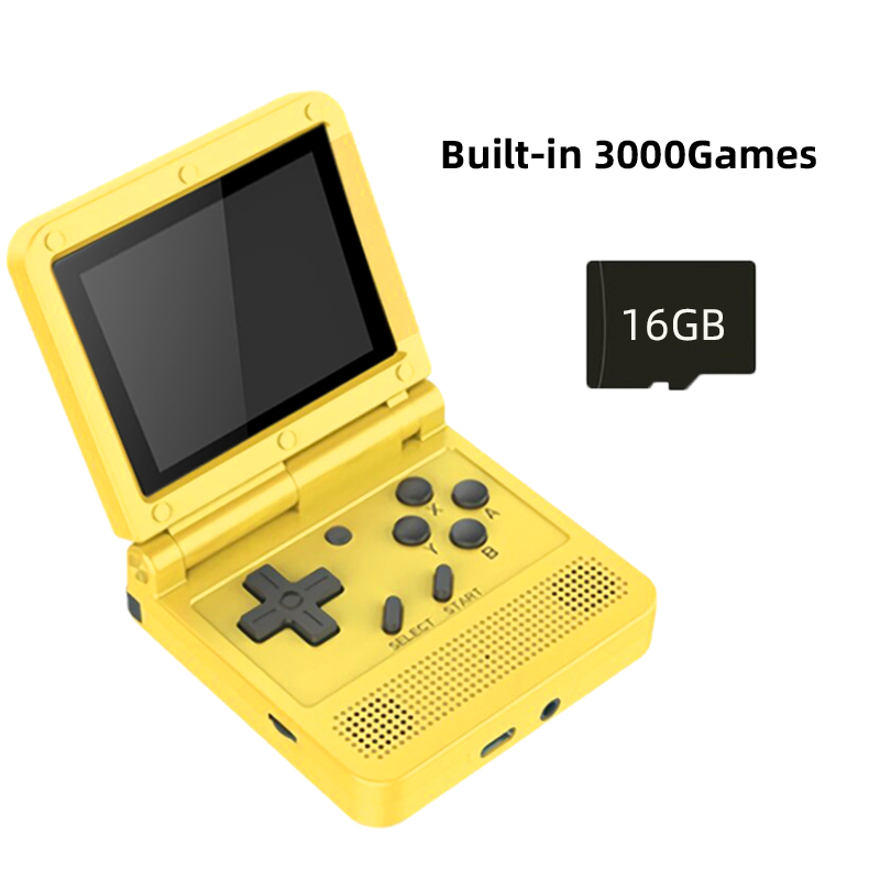 Powkiddy V90 Retro Handheld Game Console 3 Inch Ips Screen System_voghion.com