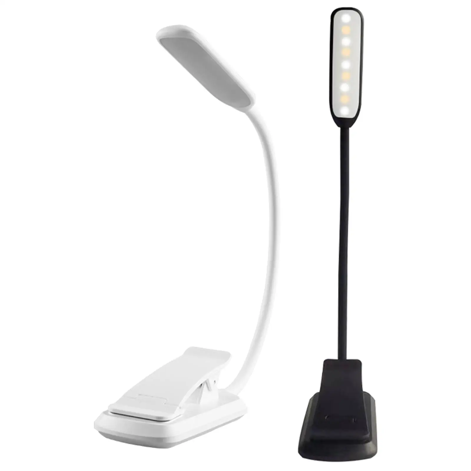 LED Clip On Reading Light Book Light Protective Night Desk Lamp for Studying Bed