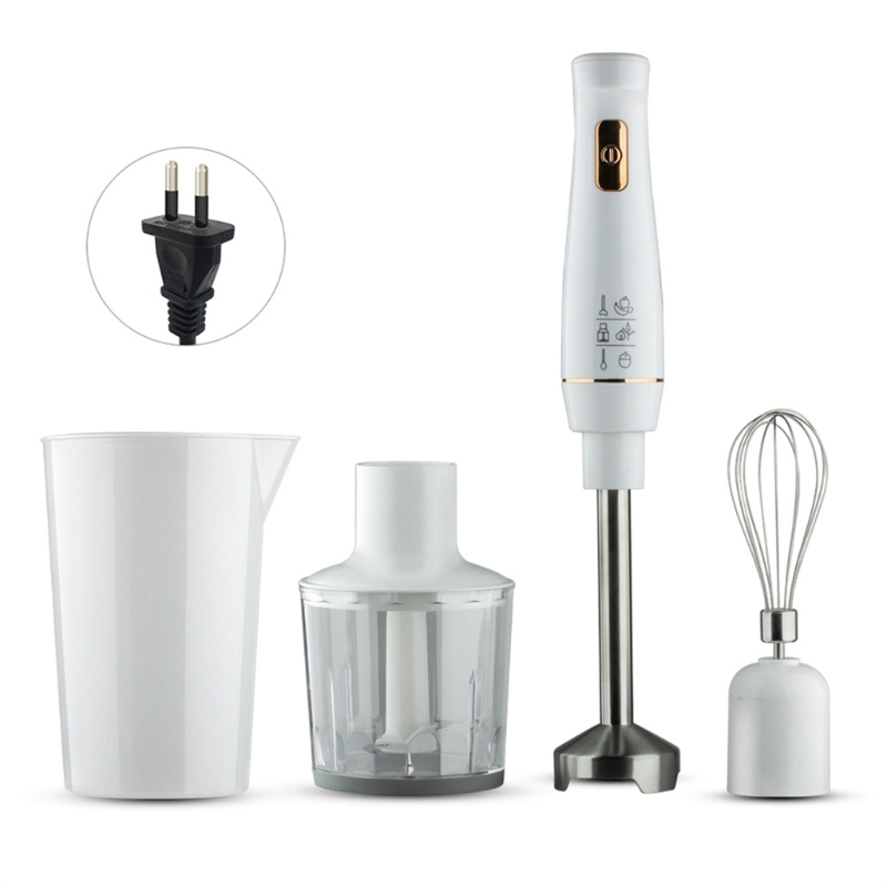 Close-up of immersion blender