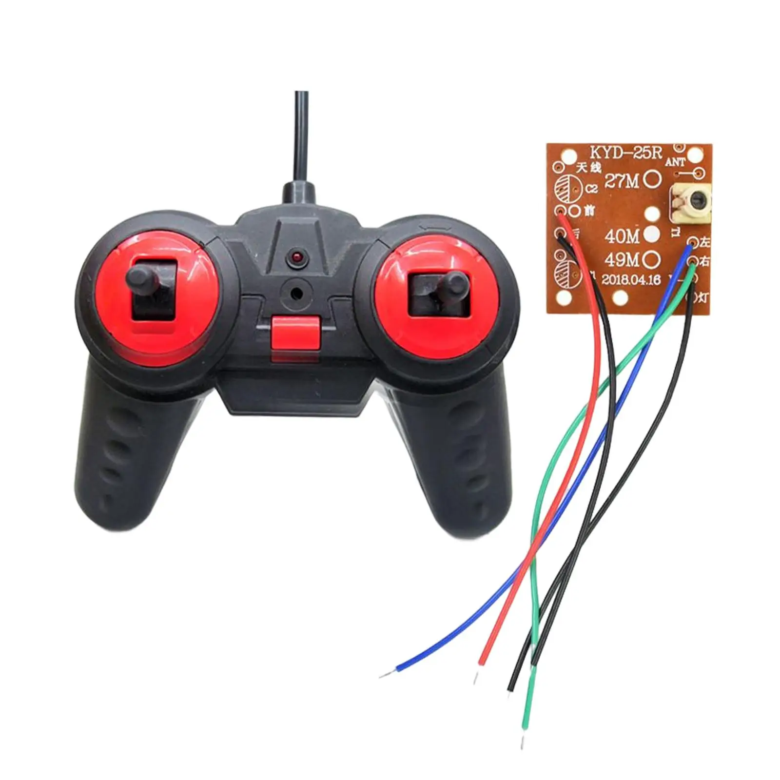 Remote Controller with Receiver Bord for RC Toy RC Replcement Prt Circuit Bord ccessories 27MHz for RC Cr Spre Prts