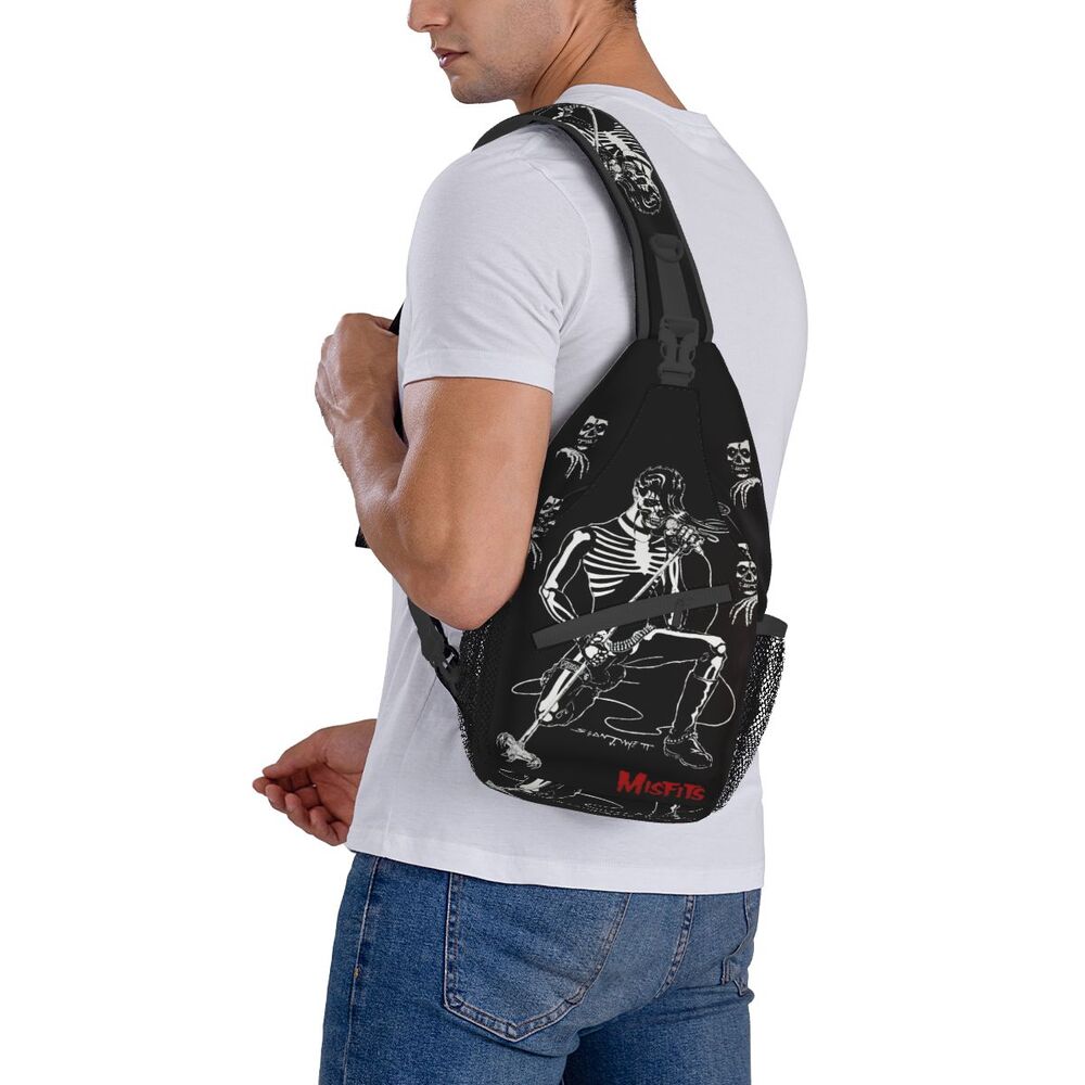 crânio do metal pesado para homens, mochila