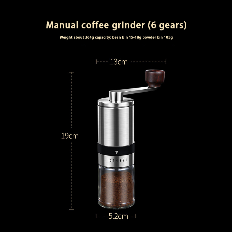 Title 8, Manual Coffee Grinder Home Portable hand Coffee...